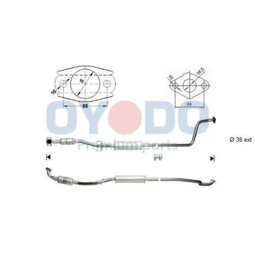 Oyodo Katalysator 10N0088-OYO Neue Kollektion