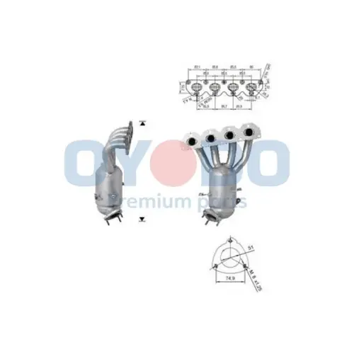 Oyodo Katalysator 10N0077-OYO Abverkauf