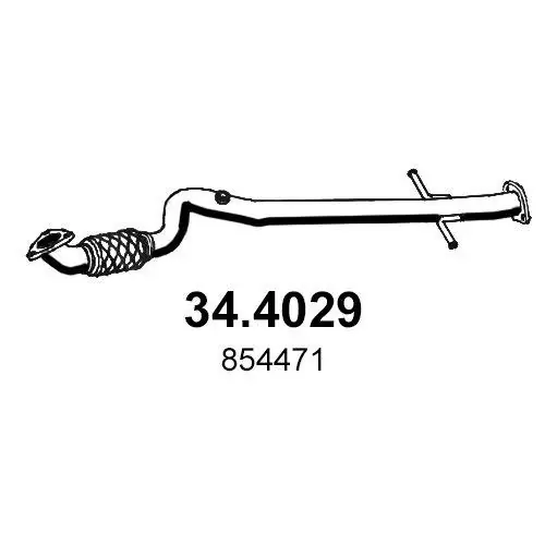 Preisreduziert ASSO Abgasrohr 34.4029