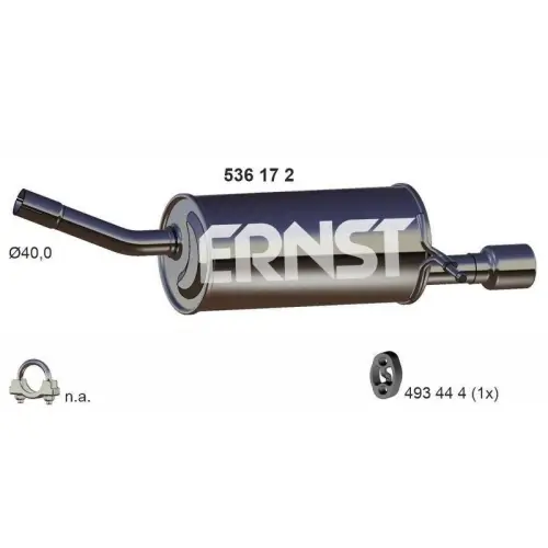 ERNST Endschalldämpfer 536172 Preiswert