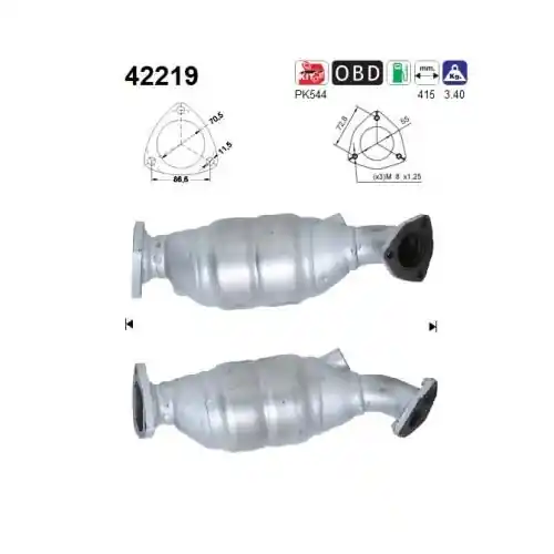 AS Katalysator 42219 Neue Ware