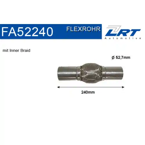 Nur Heute LRT Flexrohr, Abgasanlage FA52240