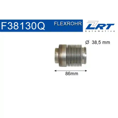 LRT Flexrohr, Abgasanlage F38130Q Kostenloser Rückversand