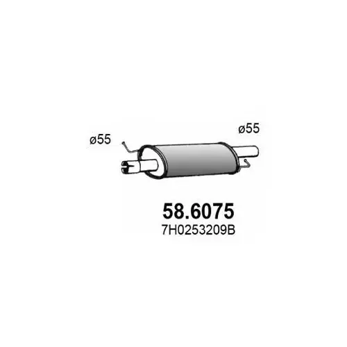 Zertifiziert ASSO Mittelschalldämpfer