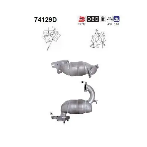 AS Katalysator 74129D Sichere Zahlung