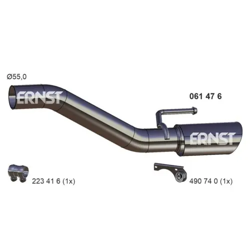 ERNST Abgasrohr 061476 Bestseller