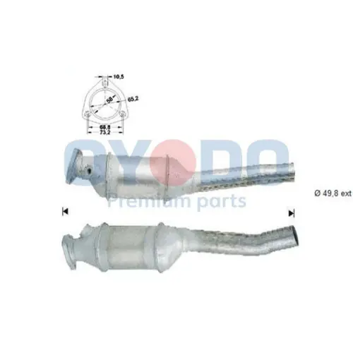 Oyodo Katalysator 10N0040-OYO Schneller Versand