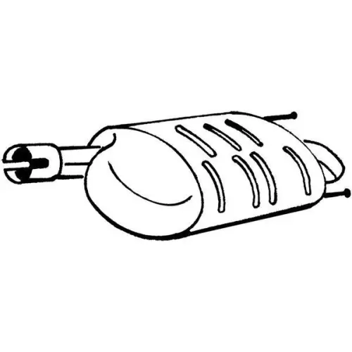 BOSAL Endschalldämpfer 128-027 Begrenztes Angebot