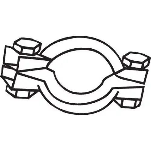 Zertifiziert BOSAL Klemmstück, Abgasanlage 254-387