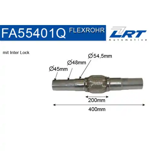Sofort Bestellen LRT Flexrohr, Abgasanlage FA55401Q