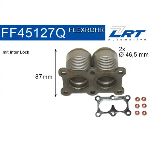Neuheit LRT Reparaturrohr, Katalysator FF45127Q