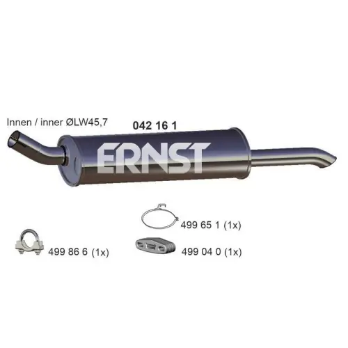 Direktkauf ERNST Endschalldämpfer 042161
