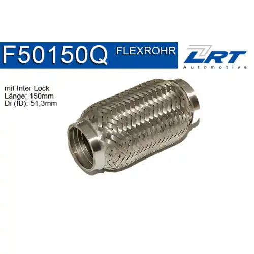 Kostenfreie Lieferung LRT Flexrohr, Abgasanlage F50150Q