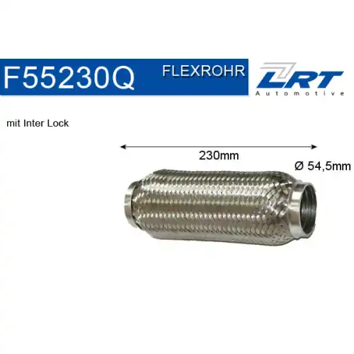 Meistverkauft LRT Flexrohr, Abgasanlage F55230Q