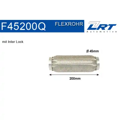 Markenprodukt LRT Flexrohr, Abgasanlage F45200Q