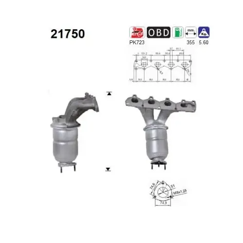 AS Katalysator 21750 Nur Für Kurze Zeit