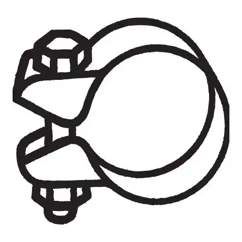 Abverkauf BOSAL Klemmstück, Abgasanlage 250-354