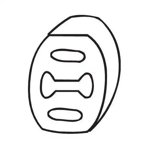 BOSAL Gummistreifen, Abgasanlage 255-854 Online Kaufen