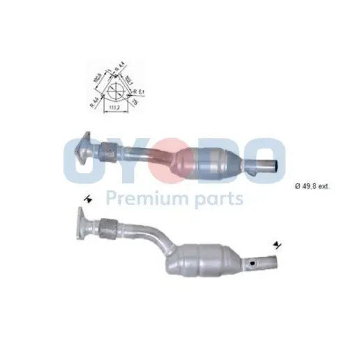 Meistverkauft Oyodo Katalysator 10N0044-OYO