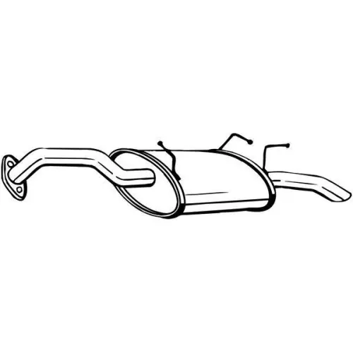BOSAL Endschalldämpfer 145-099 Sonderangebot