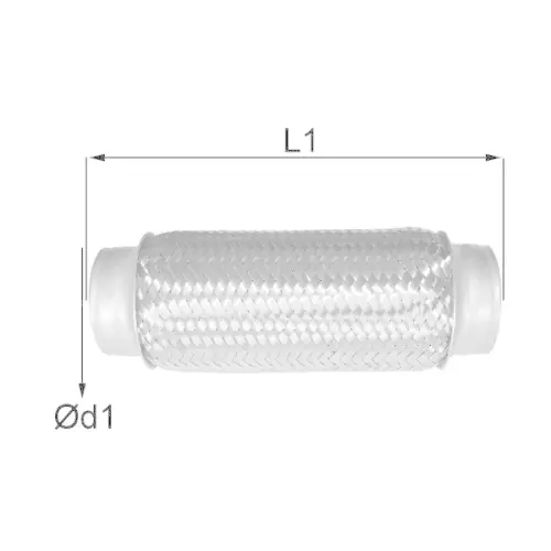 IMASAF Flexrohr, Abgasanlage 06.40.45 Geprüft