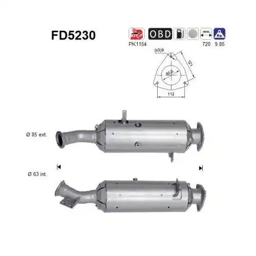AS Ruß-/Partikelfilter, Abgasanlage Direkt Vom Hersteller