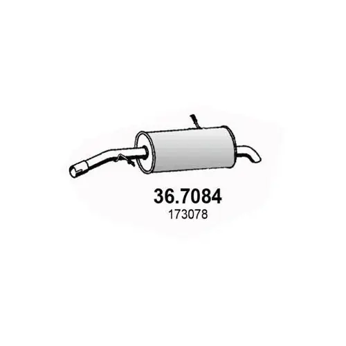 ASSO Endschalldämpfer 36.7084 Top-Seller