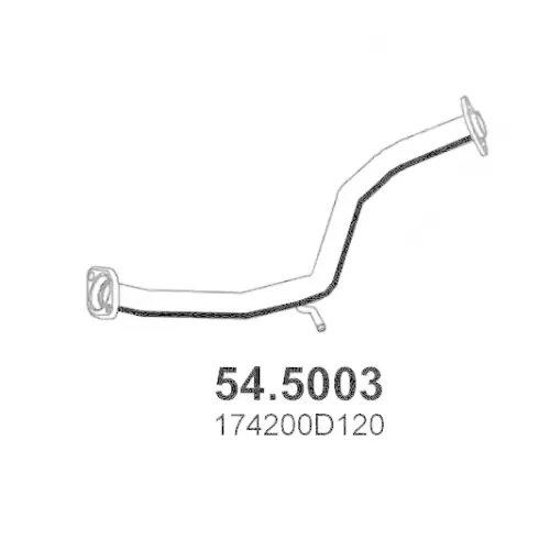 ASSO Abgasrohr 54.5003 Direkt Vom Hersteller