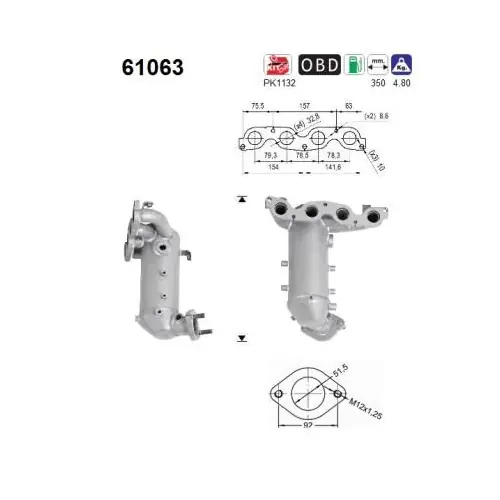 Top-Angebot AS Katalysator 61063