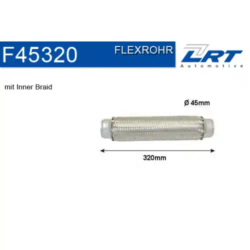 Versand Am Gleichen Tag LRT Flexrohr, Abgasanlage F45320