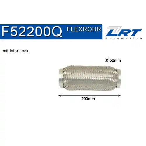 Neu LRT Flexrohr, Abgasanlage F52200Q