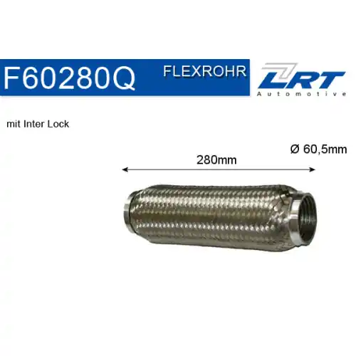 Gratis Versand LRT Flexrohr, Abgasanlage F60280Q
