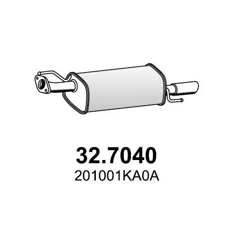 Heißes Angebot ASSO Endschalldämpfer 32.7040