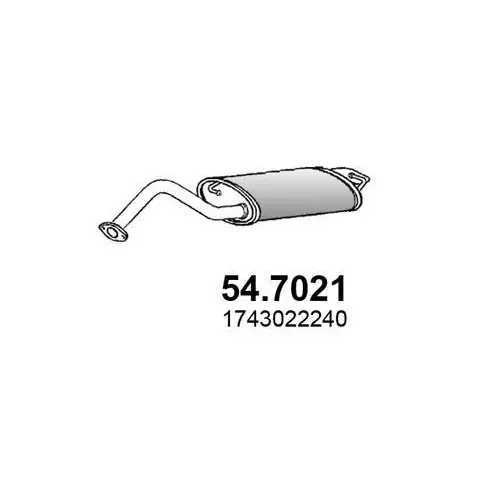 ASSO Endschalldämpfer 54.7021 Neuheit
