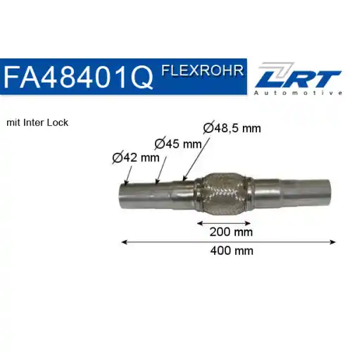 LRT Flexrohr, Abgasanlage FA48401Q Top-Seller
