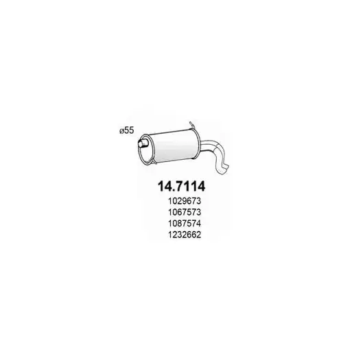 ASSO Endschalldämpfer 14.7114 Top-Angebot