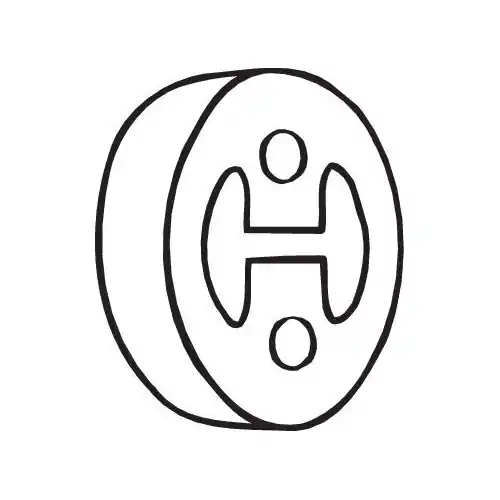 BOSAL Gummistreifen, Abgasanlage 255-383 Neu Im Sortiment