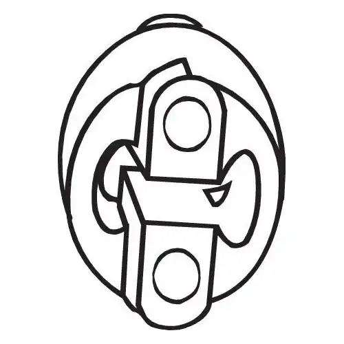 Bestpreis BOSAL Gummistreifen, Abgasanlage 255-051