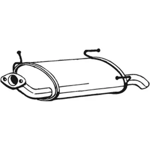 Kracherpreis BOSAL Endschalldämpfer 145-131