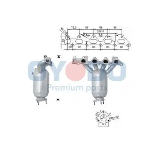 Oyodo Katalysator 10N0023-OYO Bestseller