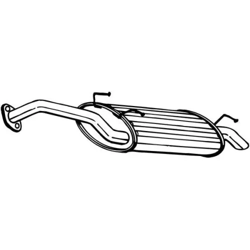 BOSAL Endschalldämpfer 165-153 Kostenloser Rückversand