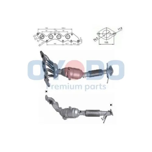 Oyodo Katalysator 10N0068-OYO Knallerangebot