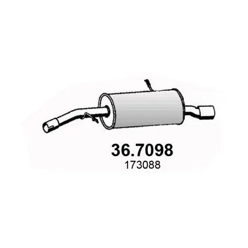 ASSO Endschalldämpfer 36.7098 Jetzt Bestellen